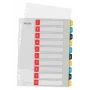Leitz Cosy Índice 1-10 imprimível, PP, índice numérico, polipropileno (PP), formato vertical, A4 Maxi, 245 mm, 305 mm