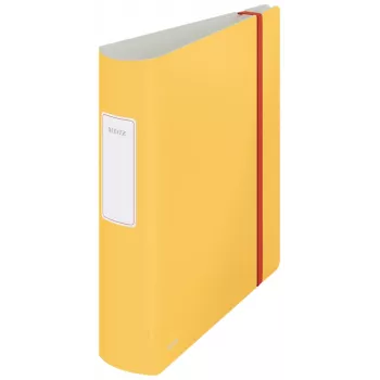 Leitz 180° Active Cosy Dossier 80 mm, A4, espuma de poliuretano, amarelo, 500 folhas, 80 g/m², 8,2 cm