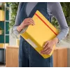 Leitz 180° Active Cosy Dossier 80 mm, A4, espuma de poliuretano, amarelo, 500 folhas, 80 g/m², 8,2 cm