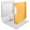 Leitz 180° Active Cosy Dossier 80 mm, A4, espuma de poliuretano, amarelo, 500 folhas, 80 g/m², 8,2 cm