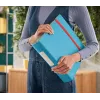 Leitz 180° Active Cosy Dossier 80 mm, A4, espuma de poliuretano, azul, 500 folhas, 80 g/m², 8,2 cm
