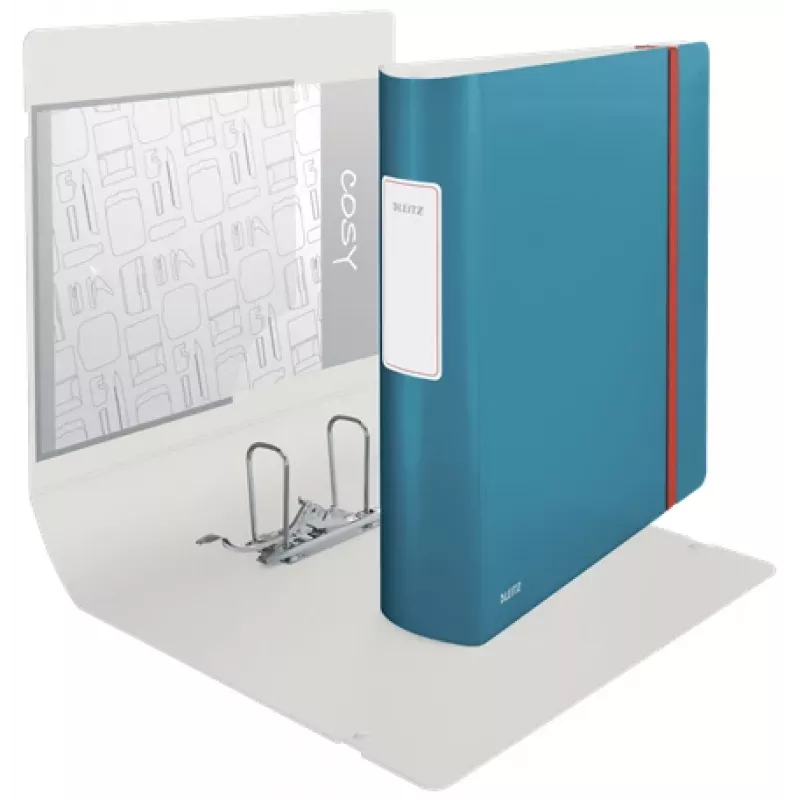 Leitz 180° Active Cosy Dossier 80 mm, A4, espuma de poliuretano, azul, 500 folhas, 80 g/m², 8,2 cm