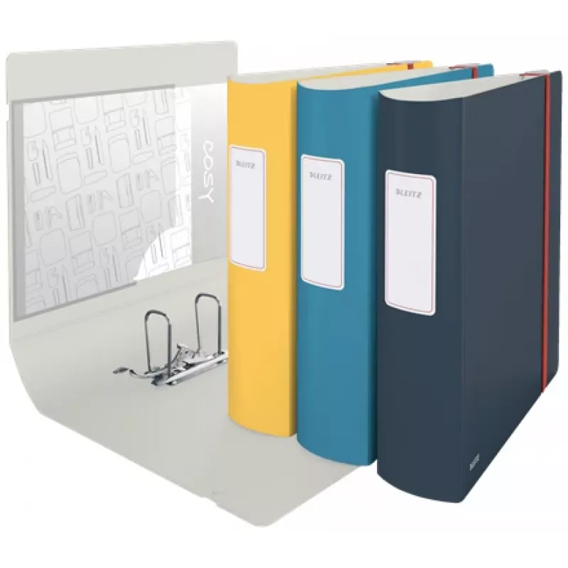 Leitz 180° Active Cosy Dossier 80 mm, A4, espuma de poliuretano, azul, 500 folhas, 80 g/m², 8,2 cm