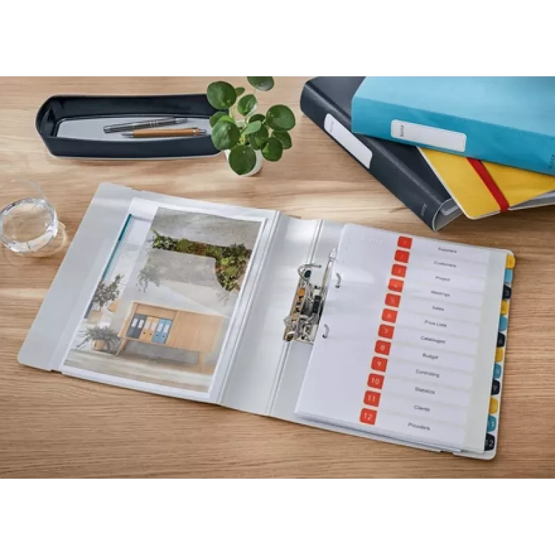 Leitz 180° Active Cosy Dossier 60mm, A4, espuma de poliuretano, amarelo, 350 folhas, 80 g/m², 6,5 cm