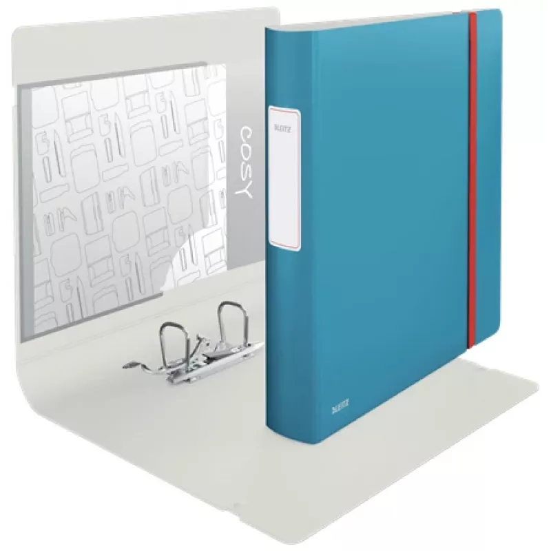 Leitz 180° Active Cosy dossier 60mm, A4, Polyfoam, azul, 350 folhas, 80 g/m², 6,5 cm
