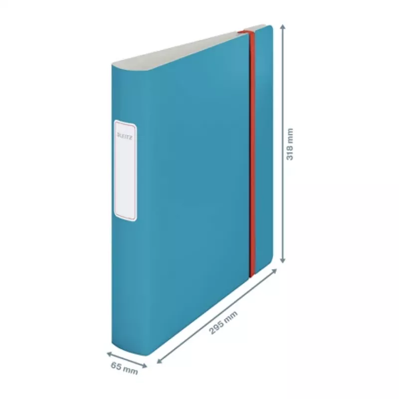 Leitz 180° Active Cosy dossier 60mm, A4, Polyfoam, azul, 350 folhas, 80 g/m², 6,5 cm
