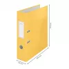 Leitz 180° Cosy dossier de alavanca Soft Touch 80 mm, A4, cartão, amarelo, superfície texturada, 600 folhas, 80 g/m²