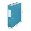 Leitz 180° Cosy dossier de alavanca Soft Touch 80mm, A4, cartão, azul, superfície texturada, 600 folhas, 80 g/m²