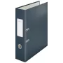 Leitz 180° Cosy dossier de alavanca Soft Touch 80 mm, A4, cartão, preto, superfície texturada, 600 folhas, 80 g/m²