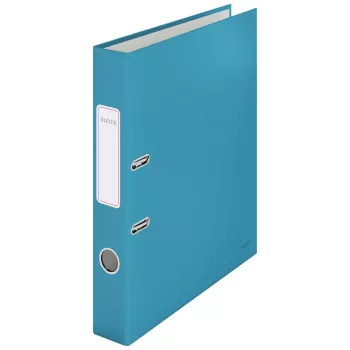 Leitz 180° Cosy dossier de alavanca Soft Touch 50mm, A4, cartão, azul, superfície texturada, 350 folhas, 80 g/m²