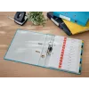 Leitz 180° Cosy dossier de alavanca Soft Touch 50mm, A4, cartão, azul, superfície texturada, 350 folhas, 80 g/m²