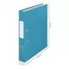 Leitz 180° Cosy dossier de alavanca Soft Touch 50mm, A4, cartão, azul, superfície texturada, 350 folhas, 80 g/m²