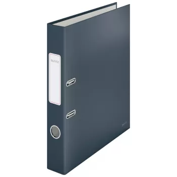 Leitz 180° Cosy dossier de argolas Soft Touch 50 mm, A4, cartão, preto, superfície texturada, 350 folhas, 80 g/m²