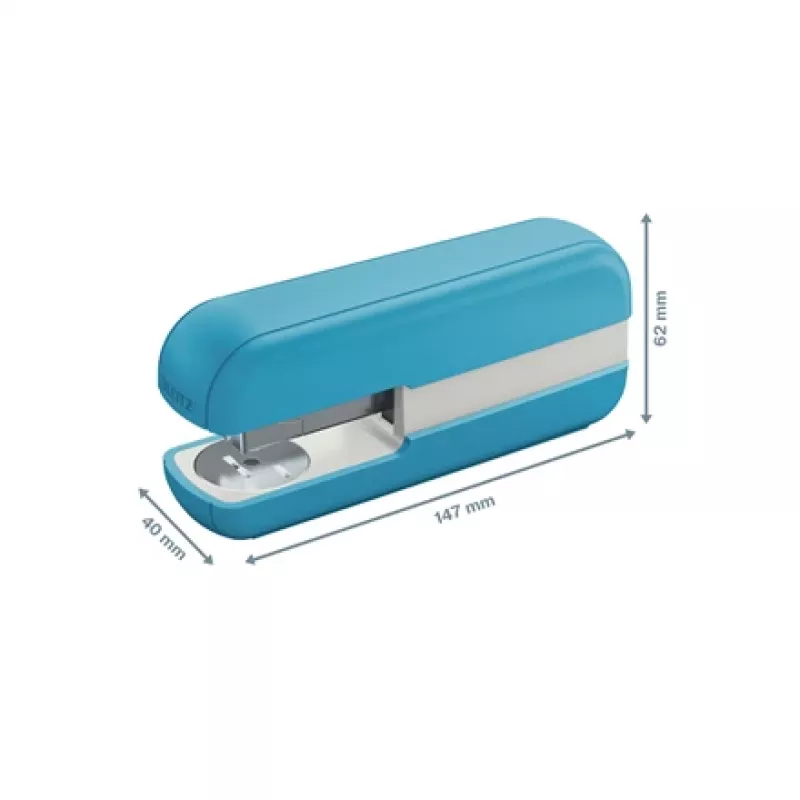 Leitz Cosy agrafador 30 folhas, 30 folhas, azul, agrafamento standard, 26/6, metal, plástico, 80 g/m²
