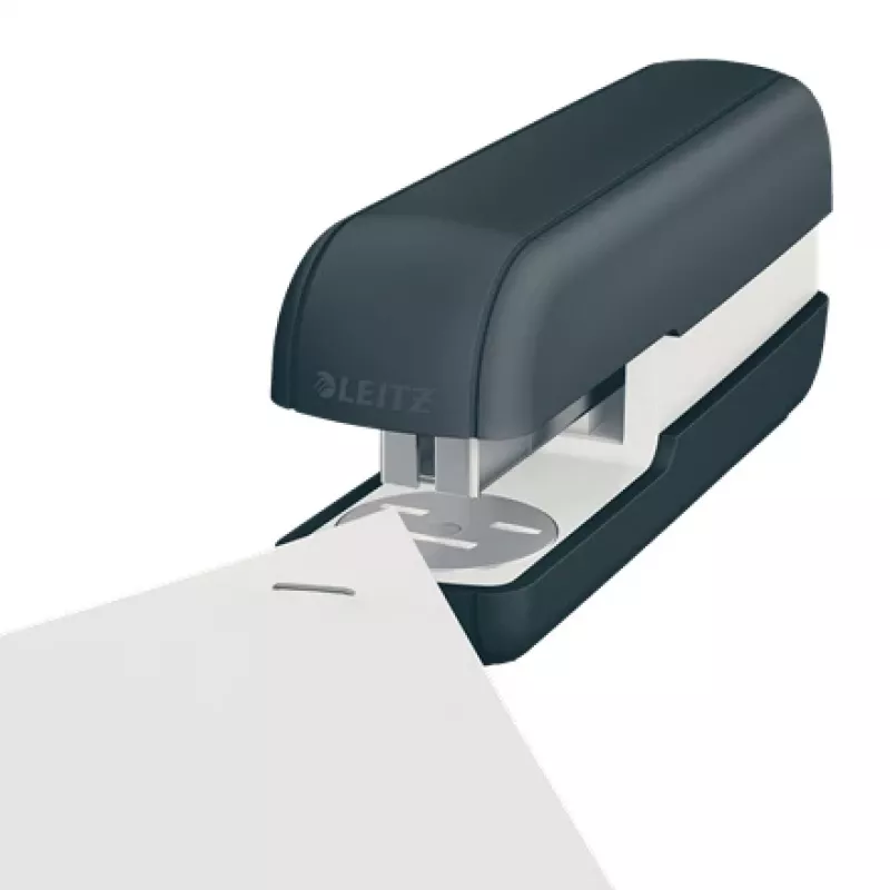 Leitz Cosy agrafador 30 folhas, 30 folhas, preto, agrafamento standard, 24/6, metal, plástico, 80 g/m²