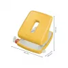 Leitz Cosy perfurador 2 furos 30 folhas, amarelo, plástico, 8 cm, 5,5 mm, A4