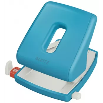 Leitz Cosy perfurador 2 furos 30 folhas, 30 folhas, azul, plástico, 8 cm, 5,5 mm, A4