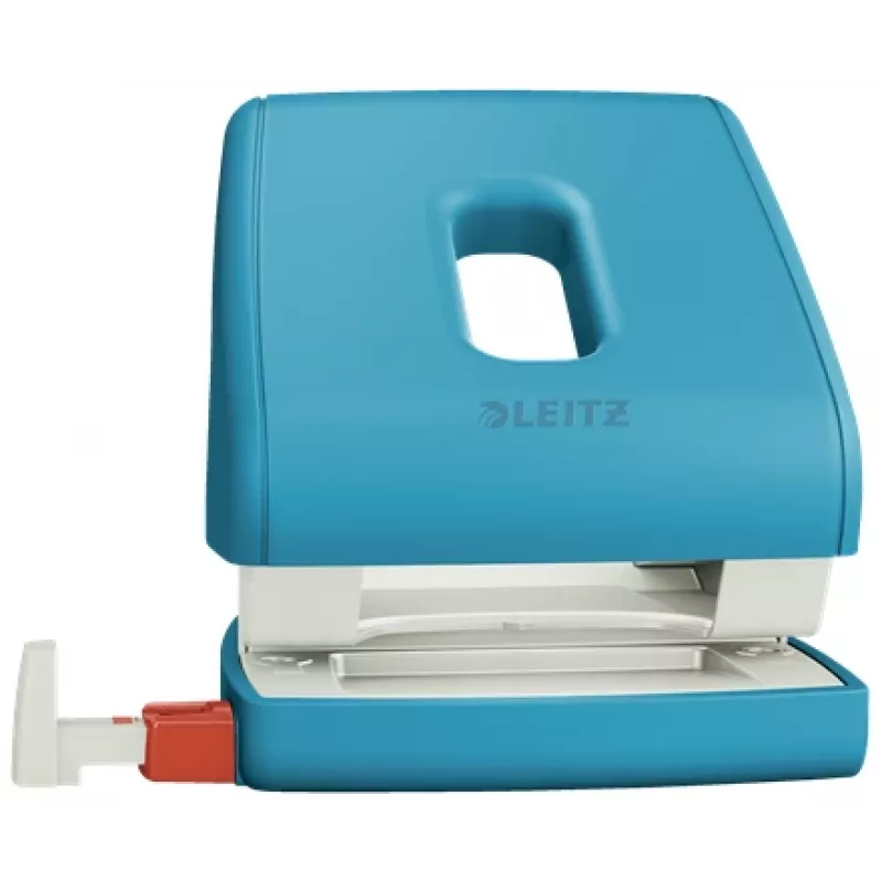 Leitz Cosy perfurador 2 furos 30 folhas, 30 folhas, azul, plástico, 8 cm, 5,5 mm, A4