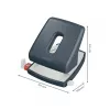 Leitz Cosy perfurador 2 furos 30 folhas, 30 folhas, preto, plástico, 8 cm, 5,5 mm, A4, A5, A6, Folio, US-Quart, 8 x 8 x 8 cm
