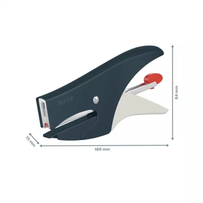Leitz 56450089 agrafador de agrafamento plano preto