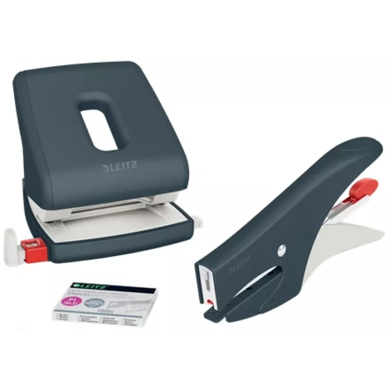 Leitz 56450089 agrafador de agrafamento plano preto