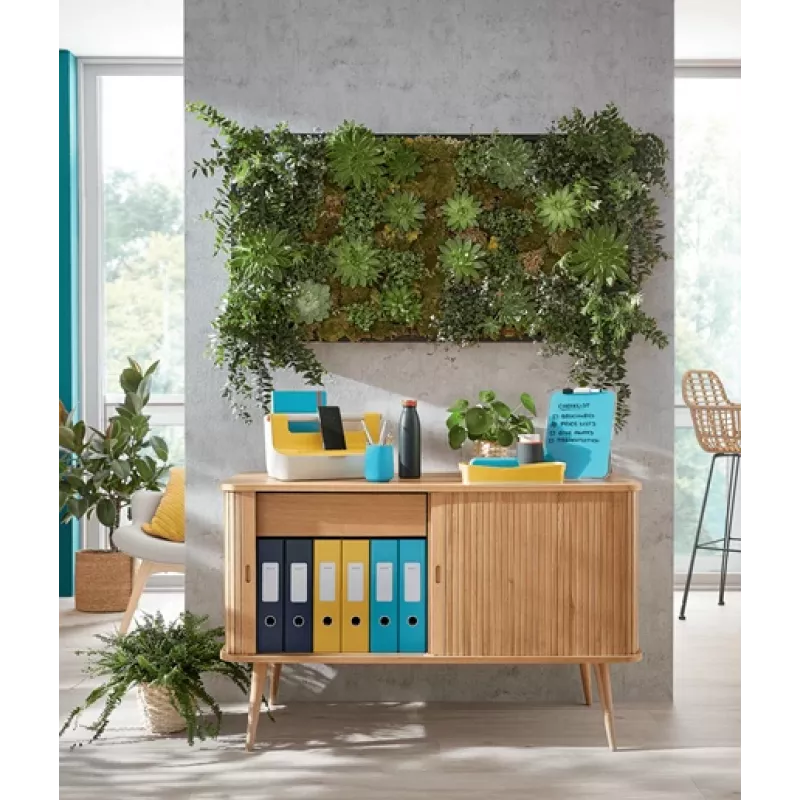 Leitz Cosy Mobile Display Book Plus, amarelo, polipropileno (PP), 20 bolsas, vertical, A4, 231 mm