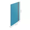 Leitz Cosy Mobile Display Book Plus, azul, polipropileno (PP), 20 bolsas, vertical, A4, 231 mm