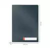 Leitz Cosy Privacy Folder, pasta de arquivo convencional, A4, polipropileno (PP), preto, mate, vertical