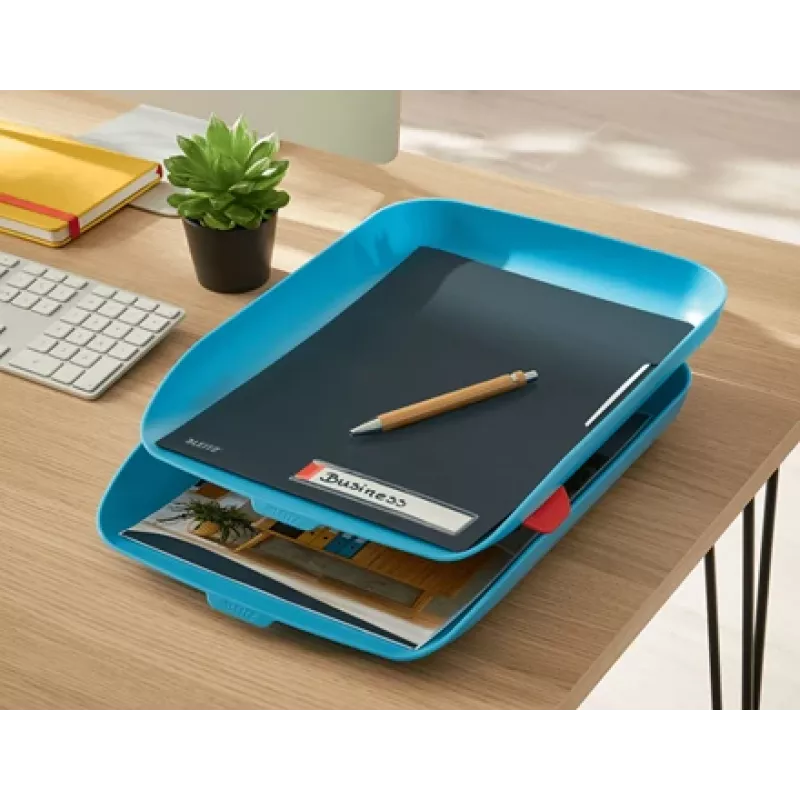 Leitz Cosy Privacy Folder, pasta de arquivo convencional, A4, polipropileno (PP), preto, mate, vertical
