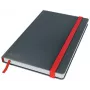 Leitz Cosy caderno Soft Touch quadriculado com capa dura, monocromático, preto, A5, 80 folhas, mate, 100 g/m²