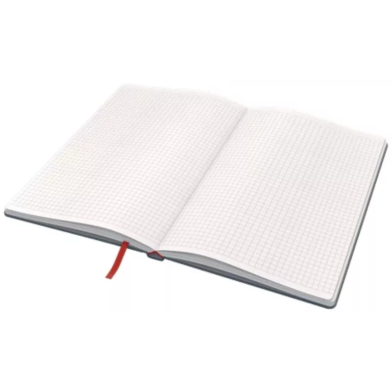 Leitz Cosy caderno Soft Touch quadriculado com capa dura, monocromático, preto, A5, 80 folhas, mate, 100 g/m²