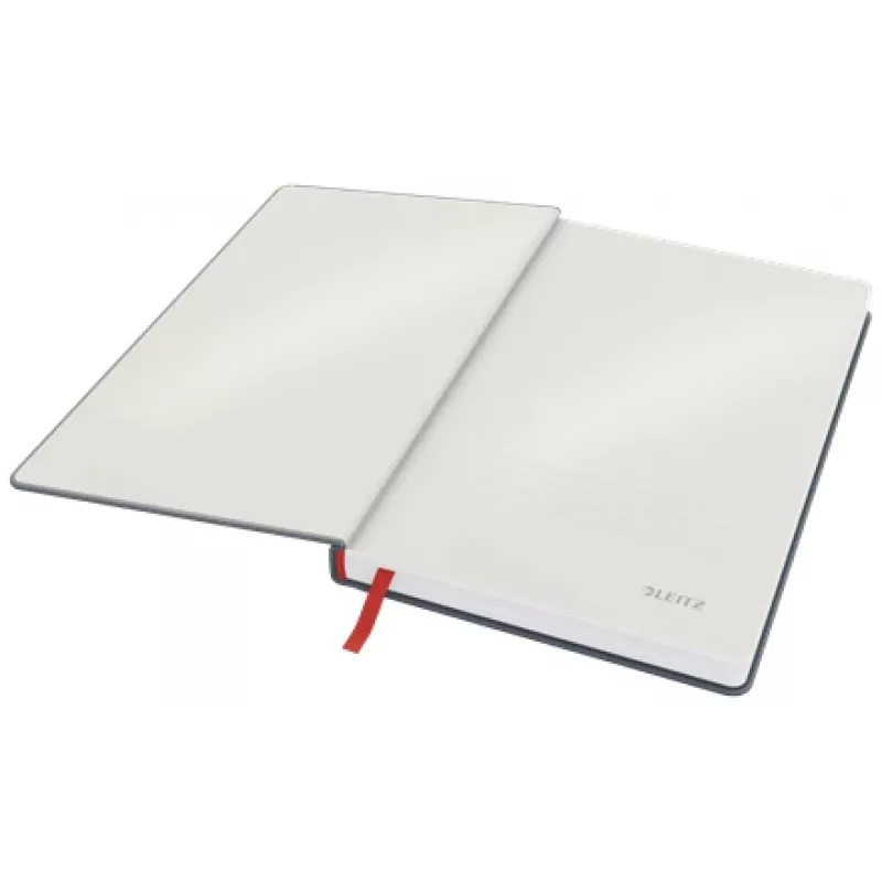 Leitz Cosy caderno Soft Touch quadriculado com capa dura, monocromático, preto, A5, 80 folhas, mate, 100 g/m²