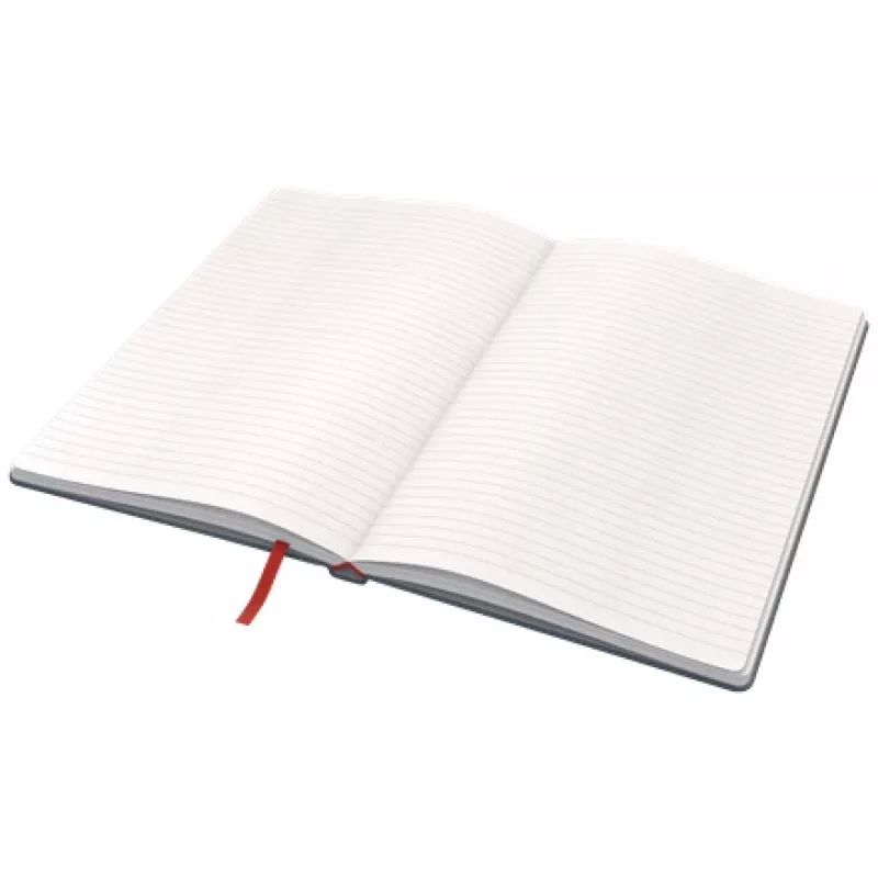 Leitz Cosy caderno Soft Touch pautado com capa dura, monocolor, preto, A5, 80 folhas, mate, 100 g/m²