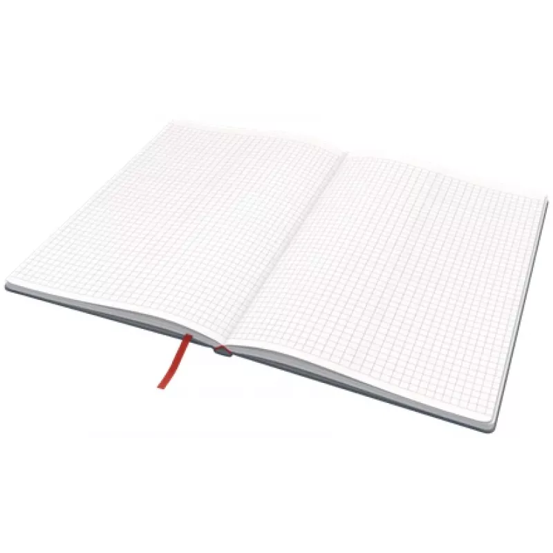Leitz Cosy caderno Soft Touch quadriculado com capa dura, monocromático, preto, B5, 80 folhas, mate, 100 g/m²