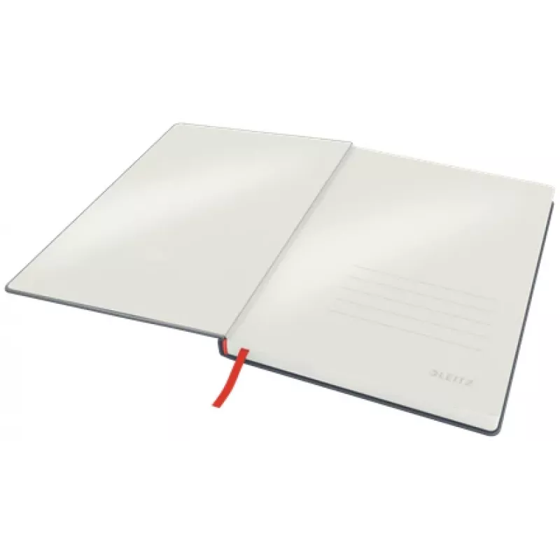 Leitz Cosy caderno Soft Touch pautado com capa dura, monocromático, preto, B5, 80 folhas, mate, 100 g/m²