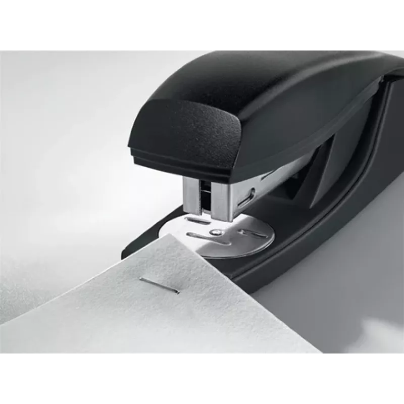 Leitz NeXXt Recycle agrafador, 30 folhas, preto, agrafamento standard, 24/6, plástico, 80 g/m²