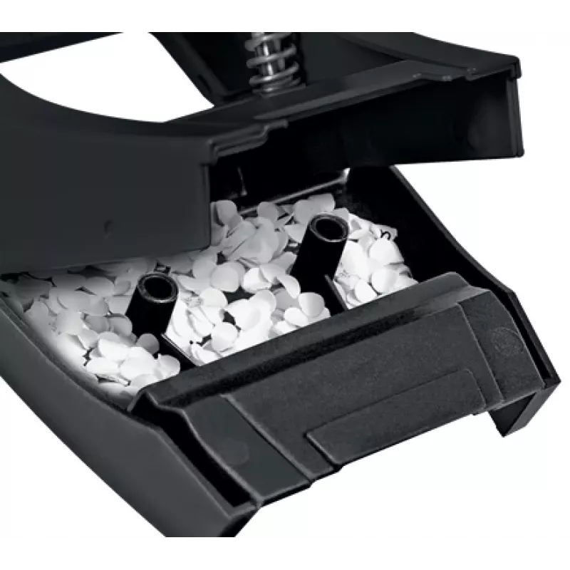 Leitz NeXXt Recycle perfurador, 30 folhas, preto, plástico, 8 cm, 5,5 mm, A6