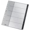 Leitz 12070000 separador alfabético separador alfabético polipropileno (PP) preto, branco