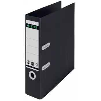 Leitz 180° Recycle dossier de arquivo, A4, cartão, preto, 600 folhas, 80 g/m², 320 mm