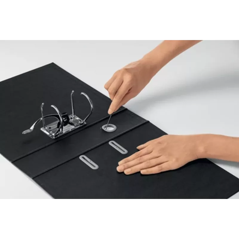 Leitz 180° Recycle dossier de arquivo, A4, cartão, preto, 600 folhas, 80 g/m², 320 mm