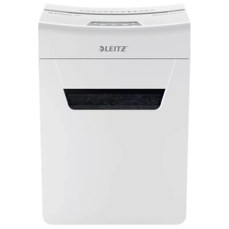 Leitz IQ Protect Premium destruidora de documentos 10X P4, 4 x 40 mm, 18 L, 150 folhas, 55 dB, touch, 10 folhas