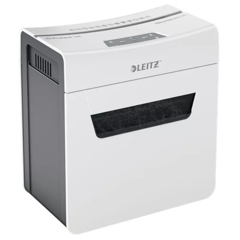 Leitz IQ Protect Premium destruidora de documentos 3M P5, corte micro, 2 x 15 mm, 10 L, 125 folhas, 55 dB, touch