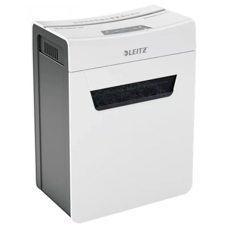Leitz IQ Protect Premium destruidora de documentos 4M P5, corte micro, 2 x 15 mm, 14 L, 150 folhas, 55 dB, touch