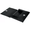 Leitz Recycle Box File, pasta de assinaturas, A4, polipropileno (PP), preto, mate, 250 folhas