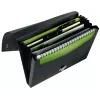 Leitz Recycle pasta concertina extensível, pasta de assinaturas, A4, polipropileno (PP), preto, brilhante, 250 folhas