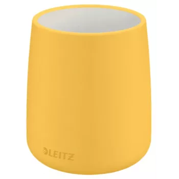 Leitz Cosy porta-canetas, amarelo, cerâmica, rapaz/rapariga, 8,7 cm, 105 mm, 240 g