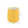 Leitz Cosy porta-canetas, amarelo, cerâmica, rapaz/rapariga, 8,7 cm, 105 mm, 240 g
