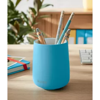 Leitz Cosy porta-canetas, azul, cerâmica, rapaz/rapariga, 8,7 cm, 105 mm, 240 g