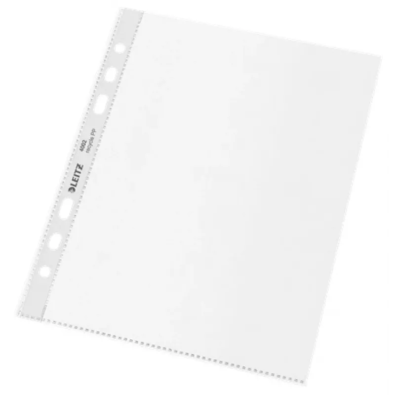 Leitz Recycle bolsa A5, 150 x 210 mm (A5), transparente, polipropileno (PP), mate, vertical, 0,1 mm