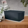Leitz MyBox Cosy Small com tampa, caixa de arrumação, caixa de arrumação, cinzento, retangular, plástico, monocolor, interior